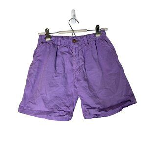 Chubbies Purple Canvas Preppy Beach 7 Inch Inseam Shorts Mens Size Medium